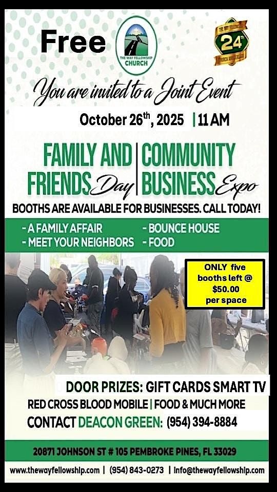 FREE EVENT! |Family and Friends Day|Community Business Expo