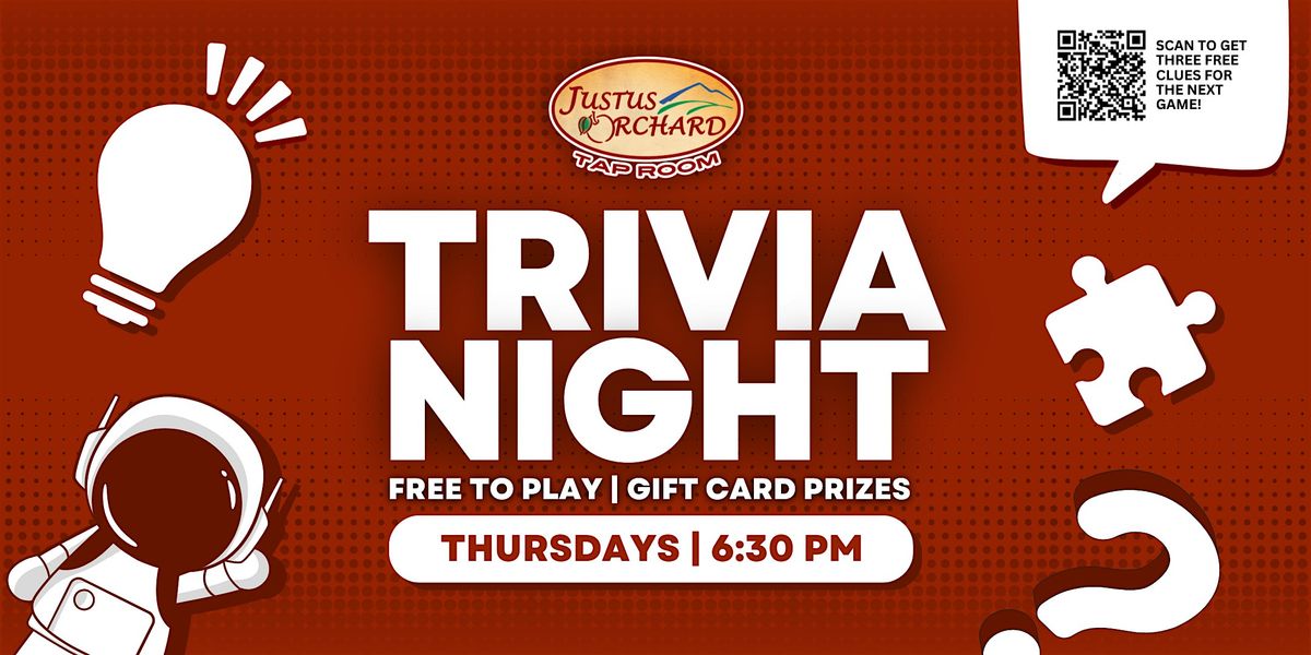 Trivia Night at Justus Orchard Taproom Hendersonville