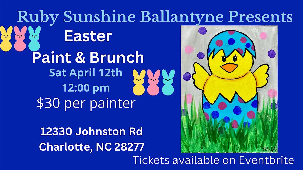 Easter Paint and Brunch at Ruby Sunshine Ballantyne