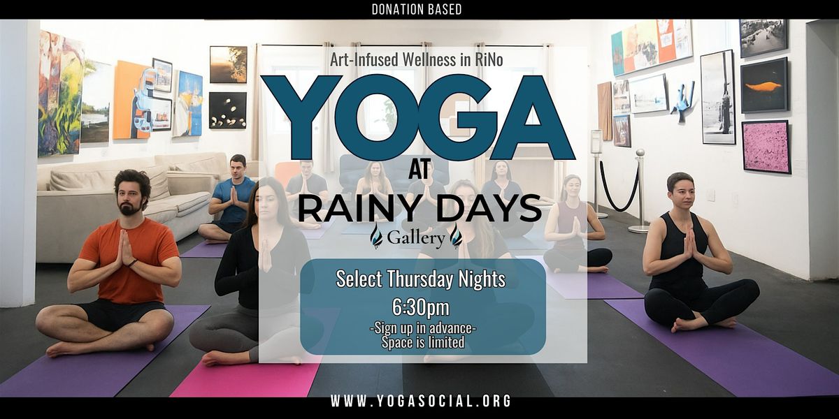 \u200d Yoga at Rainy Days Gallery | Art-Infused Wellness in RiNo