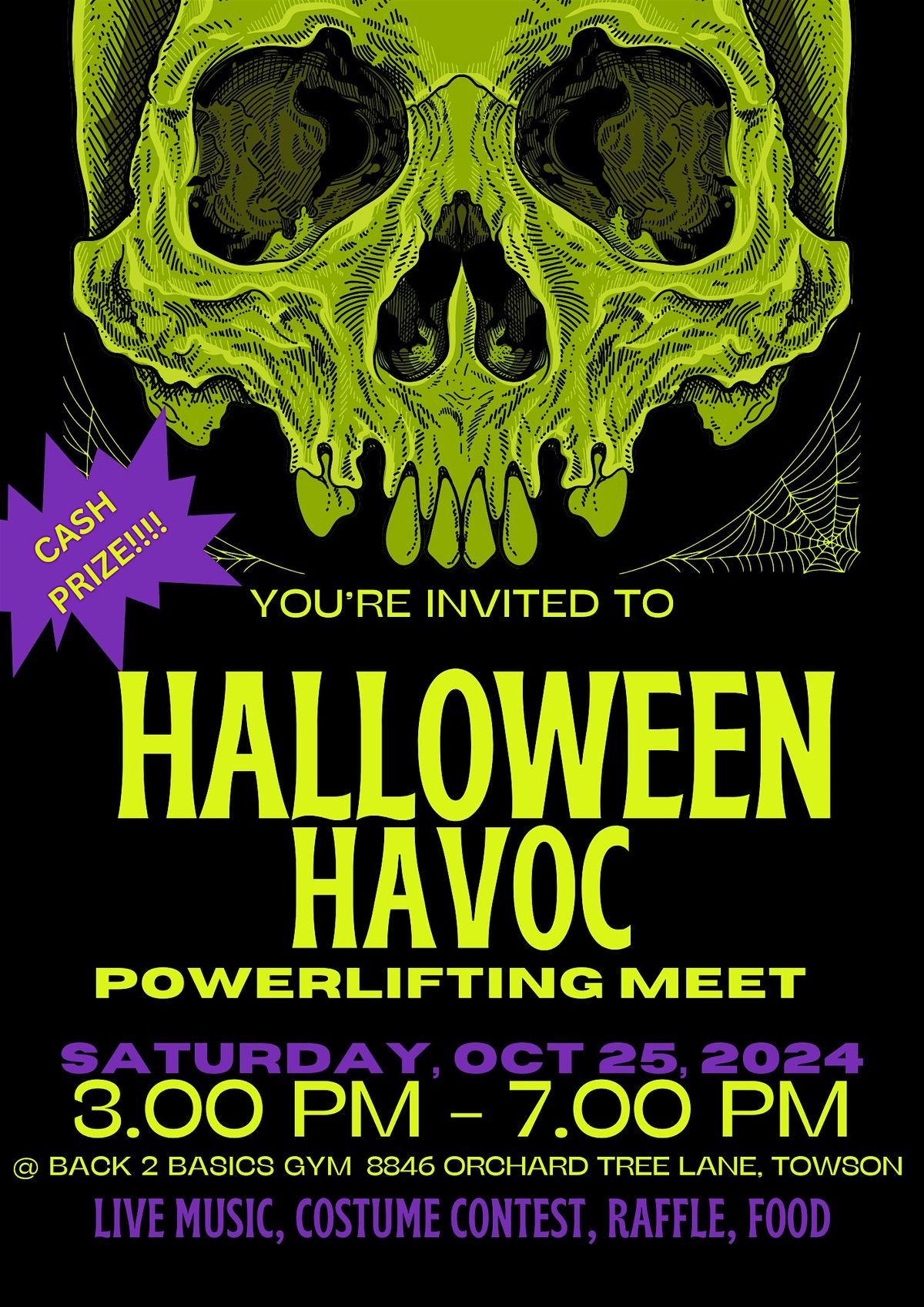 Halloween Havoc Powerlifting Meet