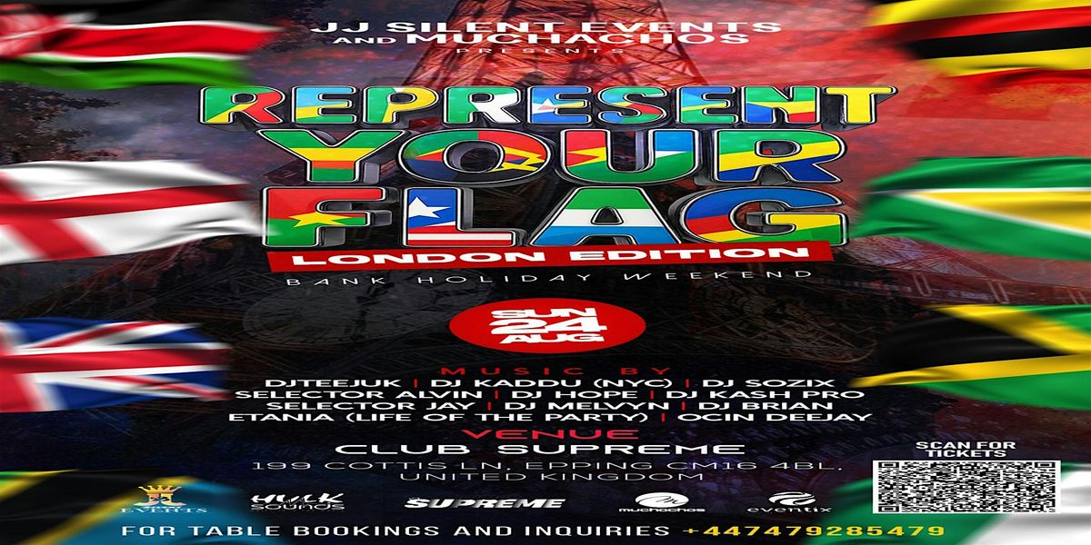 REPRESENT YOU FLAG (BANK HOLIDAY WEEKEND) BY HULK SOUNDS