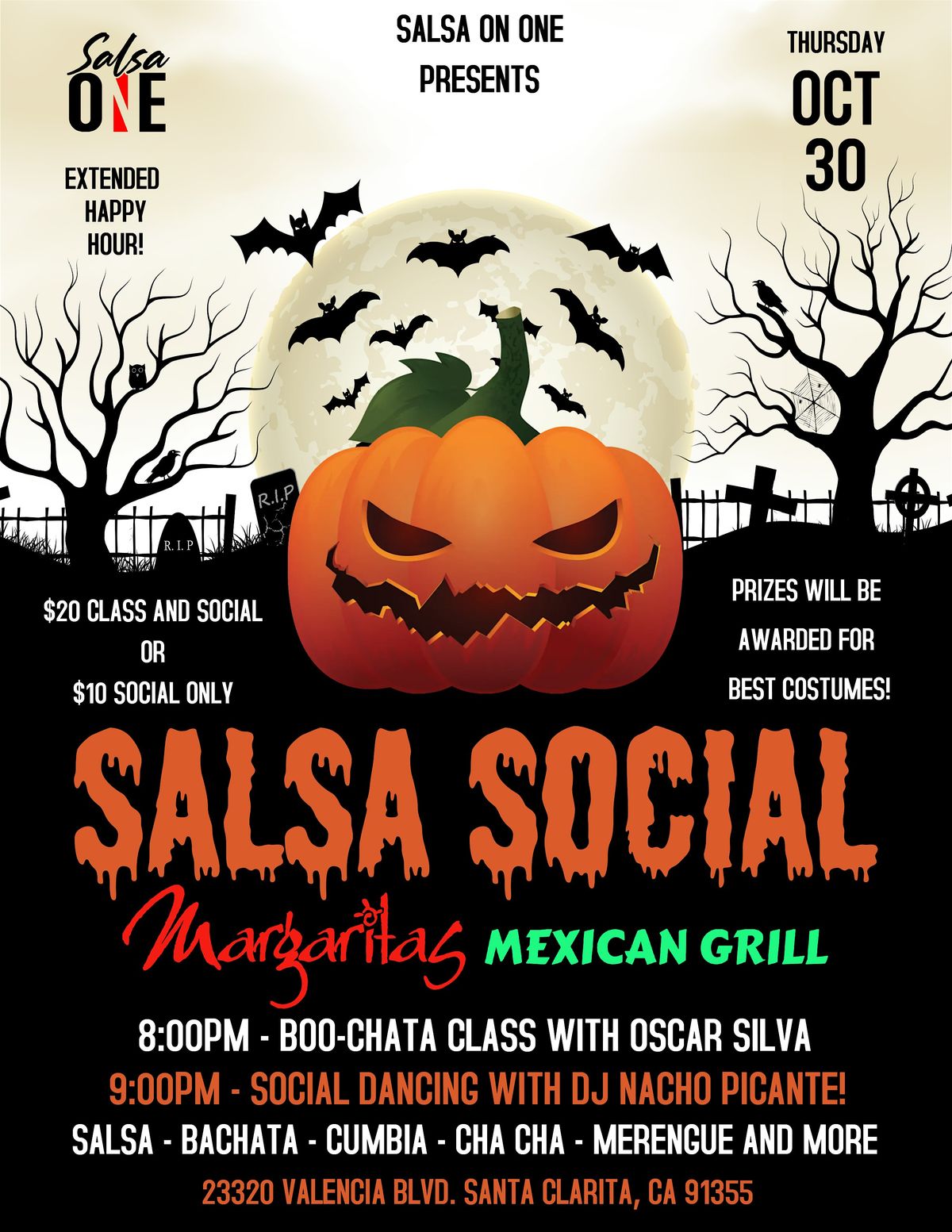 Salsa and Bachata Thursdays at Margaritas Mexican Grill