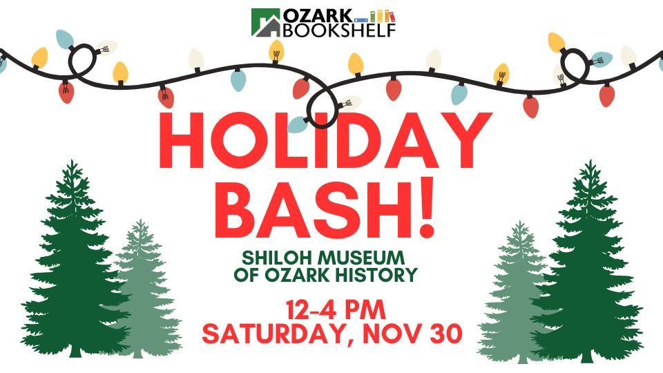 Ozark Bookshelf Holiday Bash