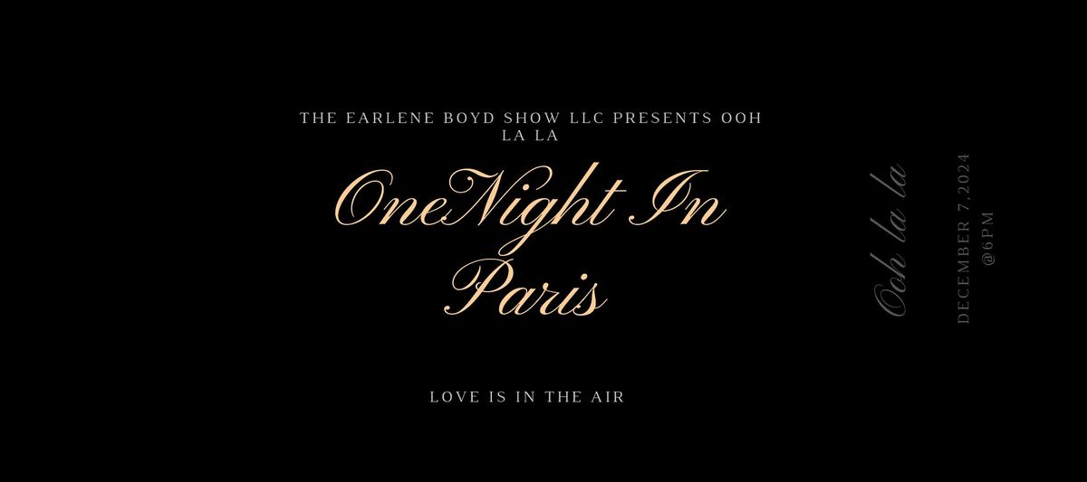 One Night In Paris Fashion show