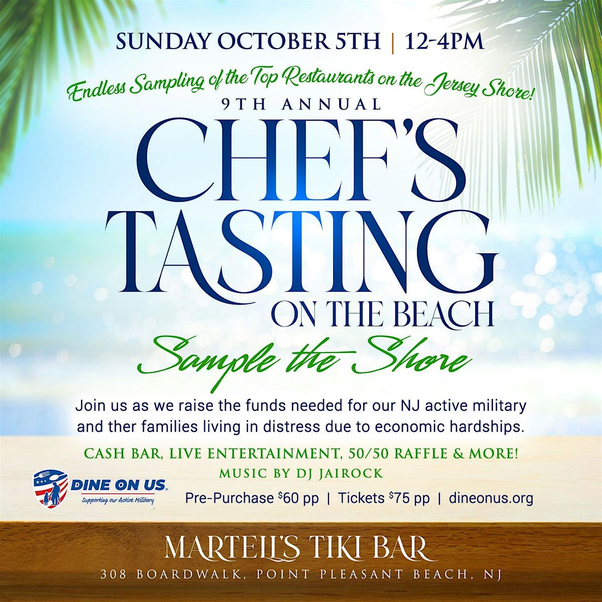 Chef Tasting At The Beach