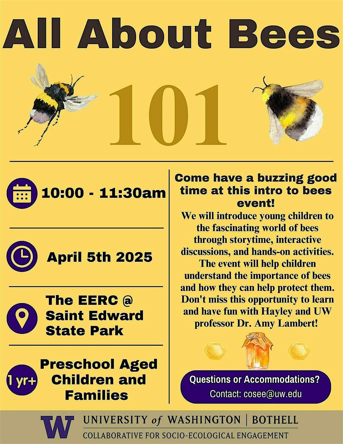 All About Bees 101 Event