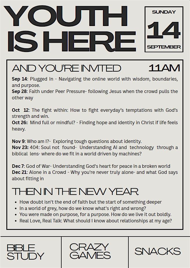 C3 Church Newcastle Youth: Mind full or mindful?