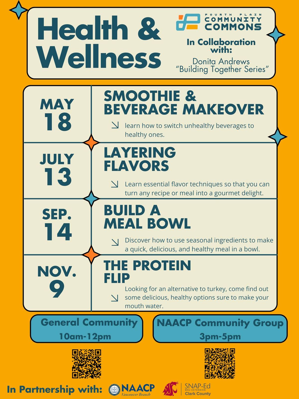 Free Health & Wellness Series