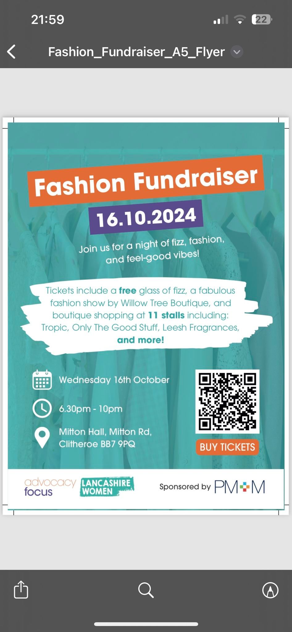 Lancashire Women & Advocacy Focus Fashion Fundraiser