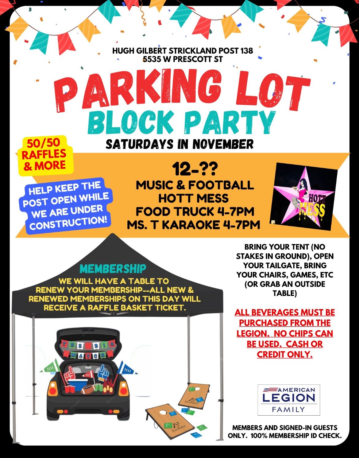 PARKING LOT BLOCK PARTY