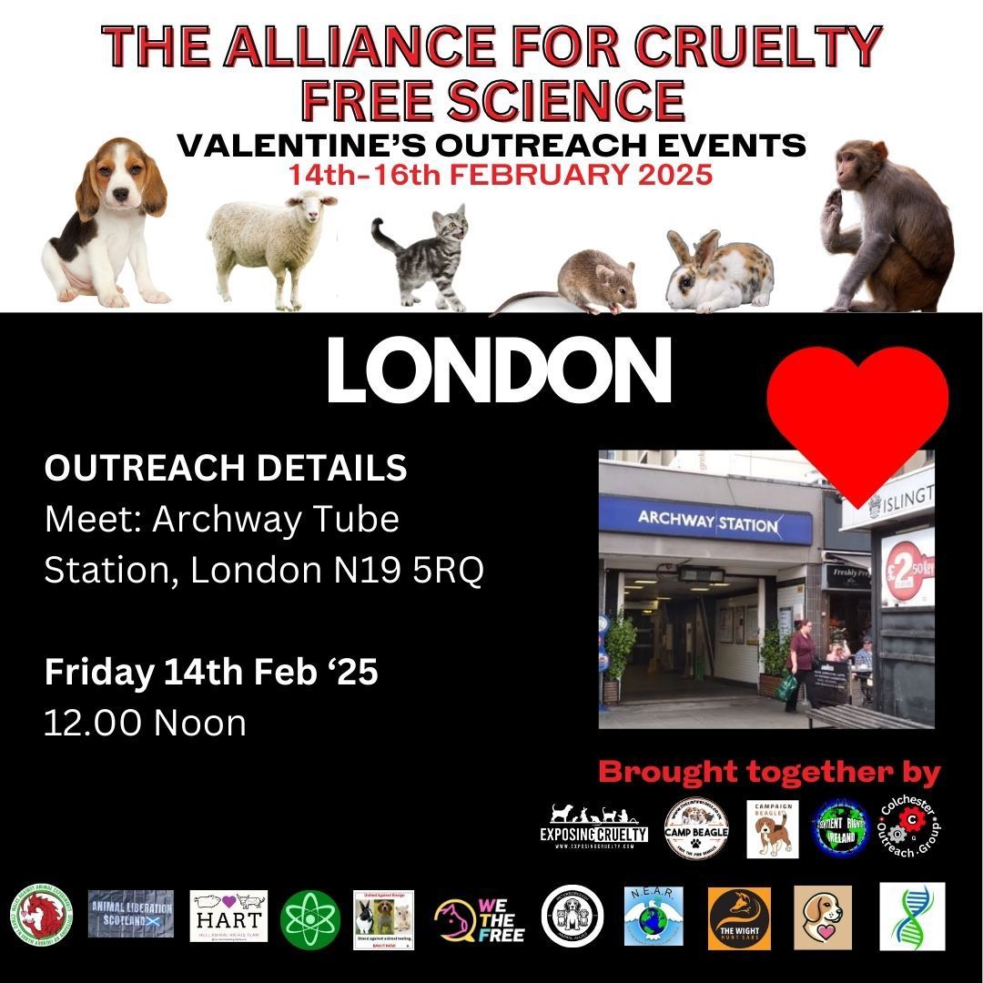 Arch Way Tube Station London Valentine National Outreach 