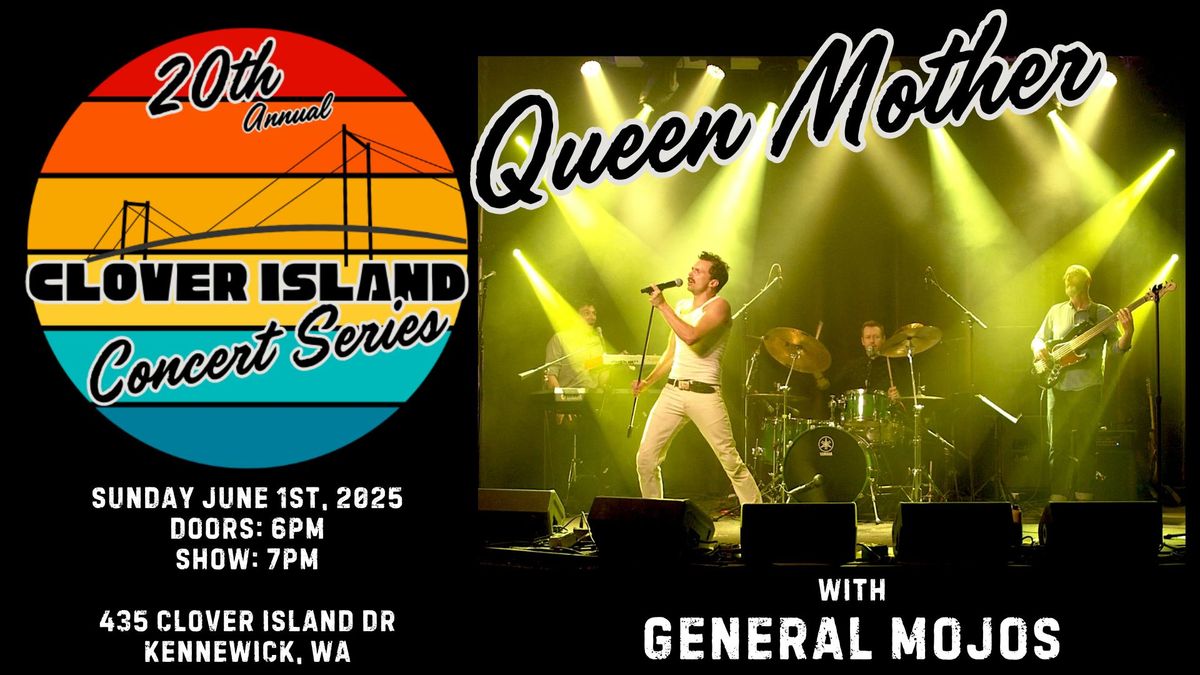 Clover Island Concert Series featuring Queen Mother and General Mojos