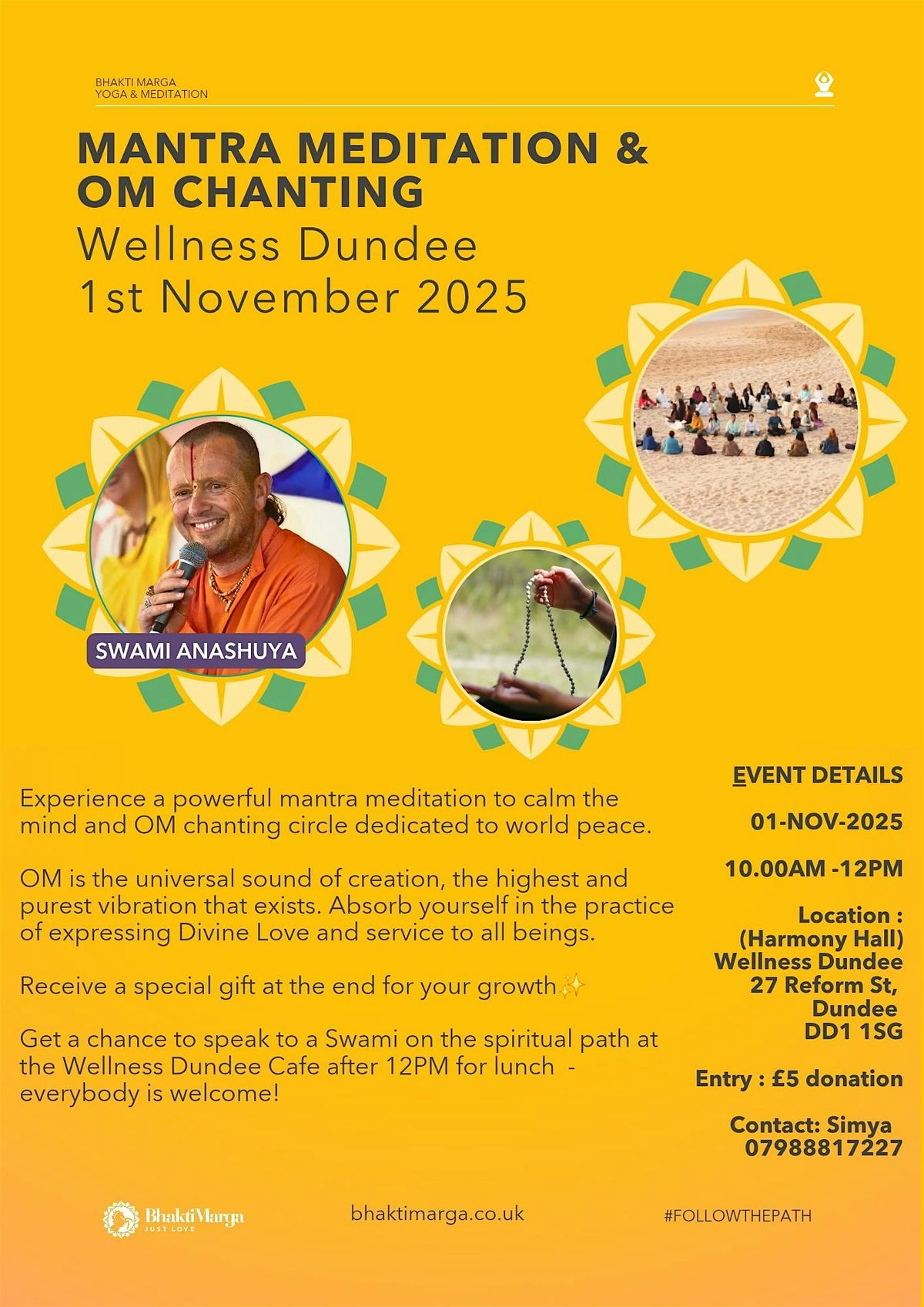 MANTRA MEDITATION & OM CHANTING - WELLNESS DUNDEE