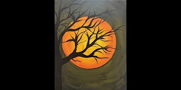 Spooky Tree Acrylic Painting | Brenda Dwyer, instructor