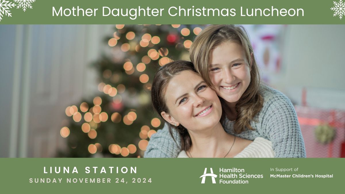 Mother Daughter Christmas Luncheon