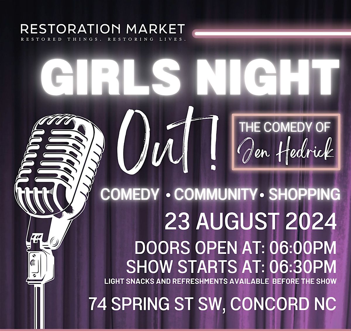Girls Night Out- Restoration Market