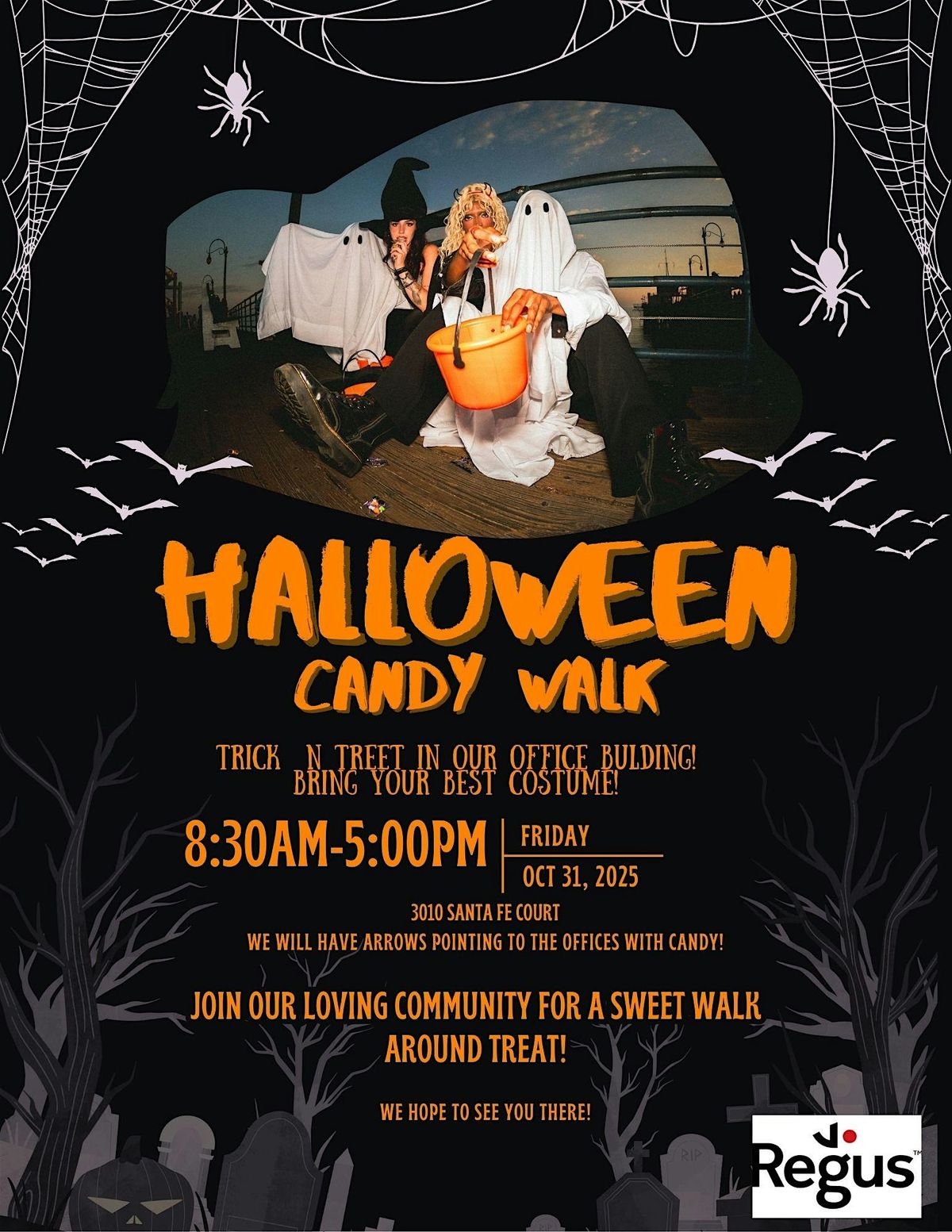 Halloween Candy Walk at Missoula Regus