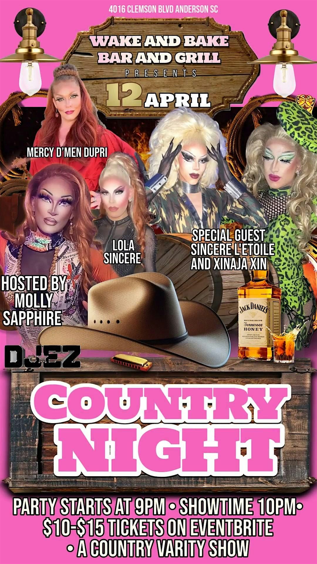 Country themed Dragshow