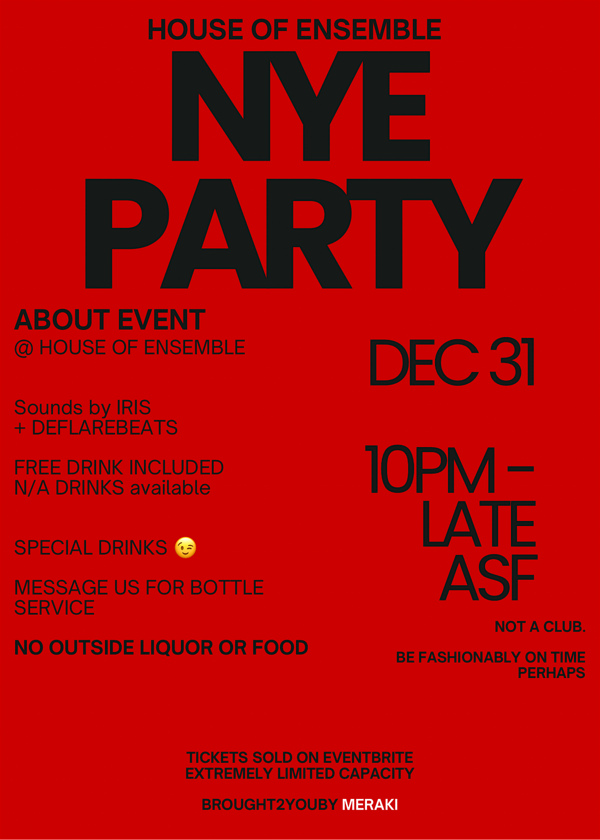 STUDIO NYE PARTY