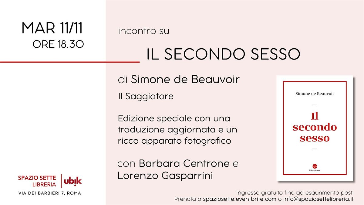 Presentazione de "Il secondo sesso"