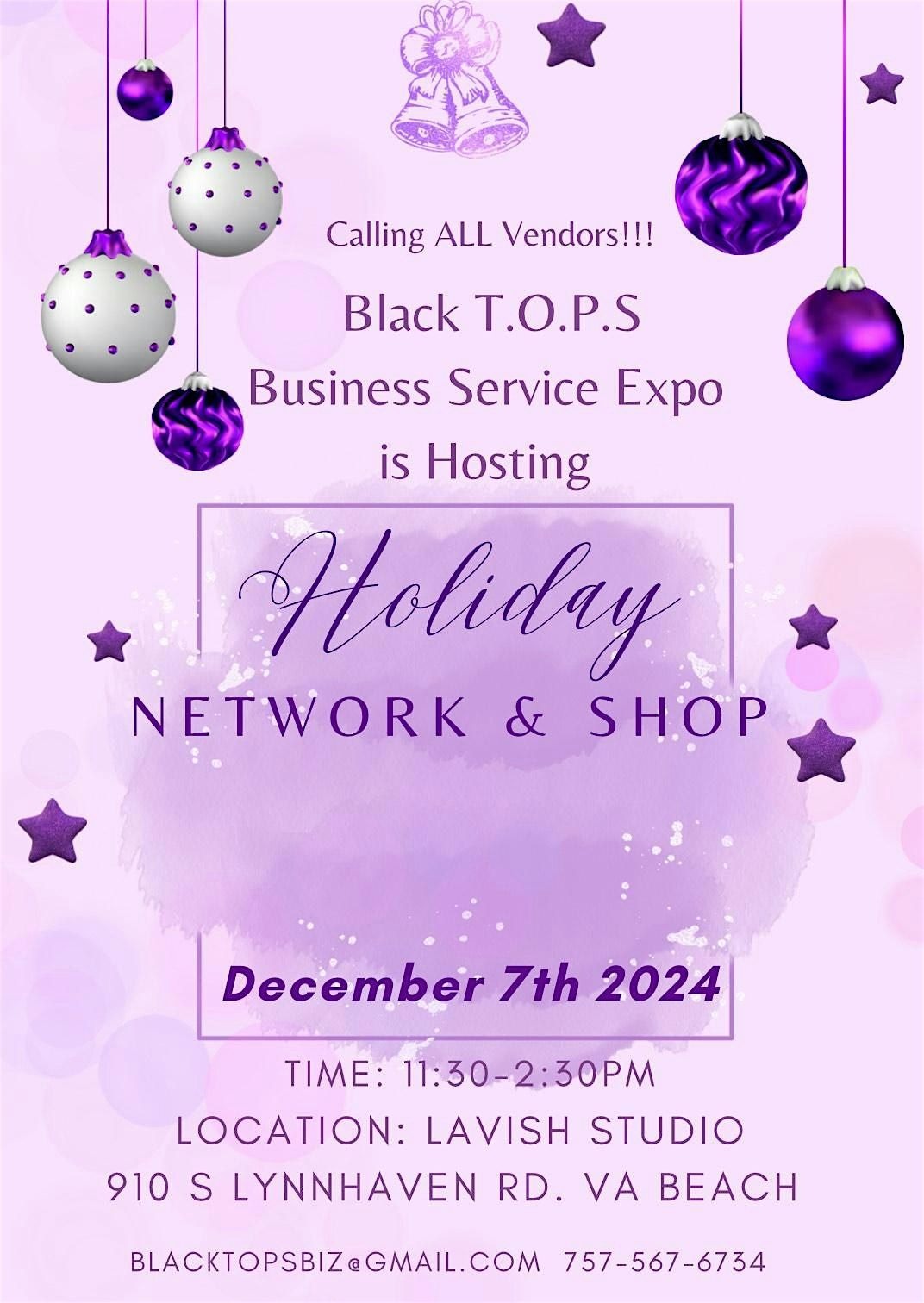 Small Business Expo Holiday Networking & Shop.