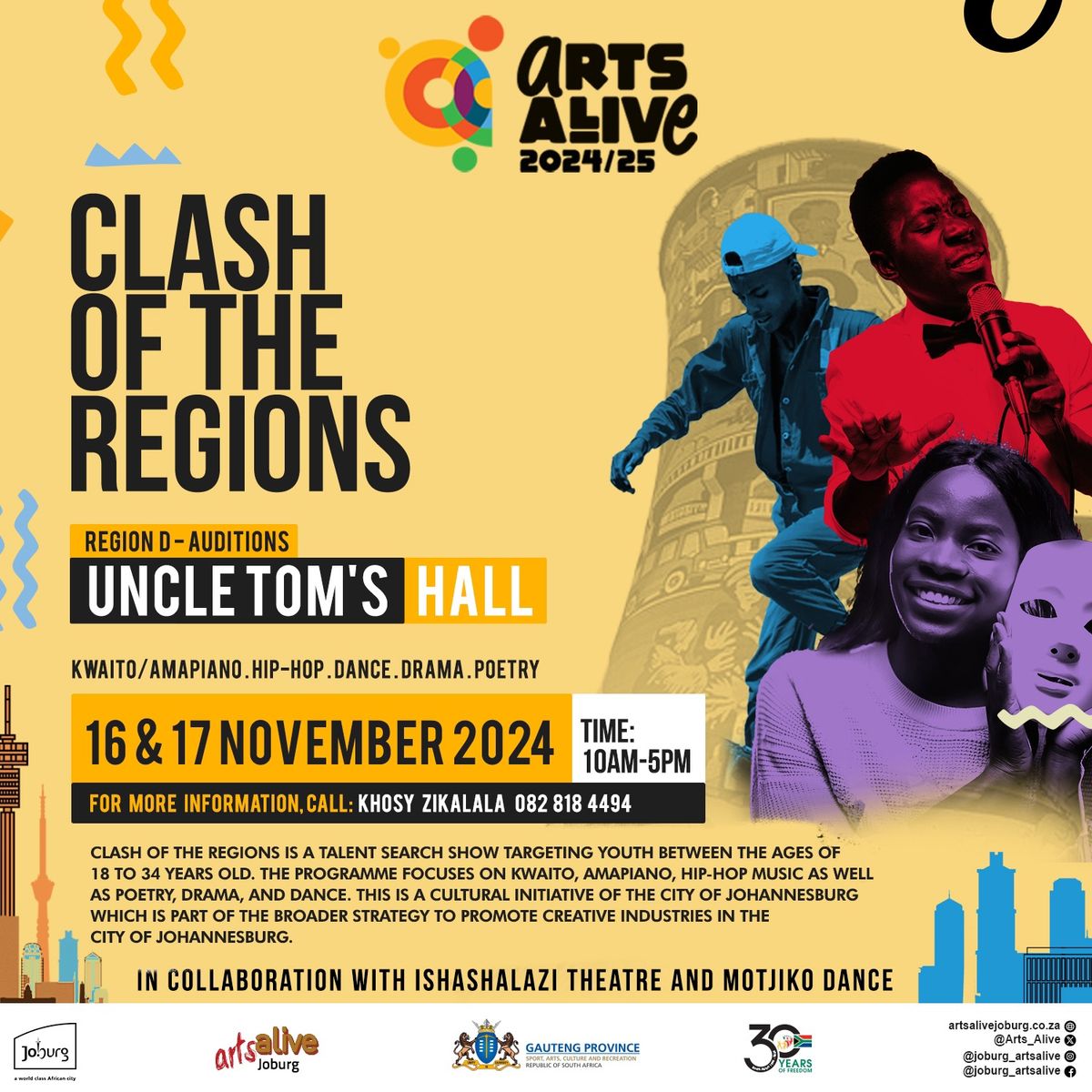 CLASH OF THE REGIONS AUDITIONS - SOWETO