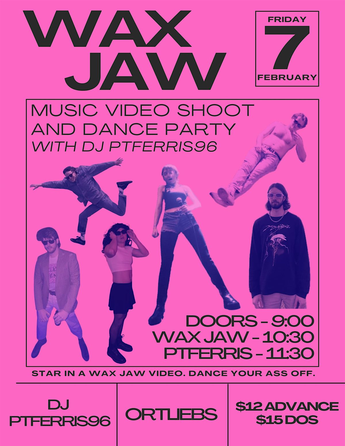 WAX JAW - VIDEO SHOOT LIVE SET and DANCE PARTY