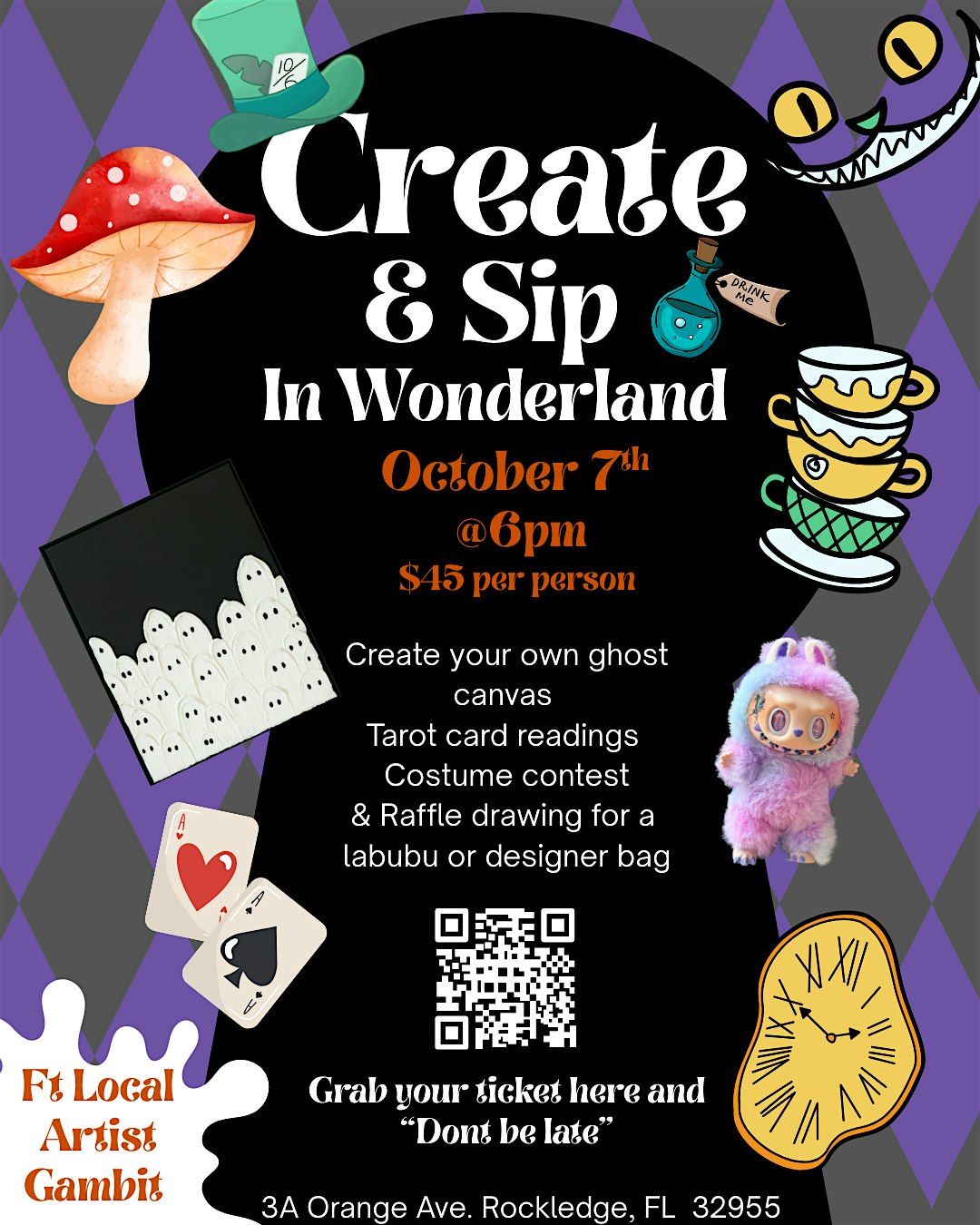 Create & Sip in Wonderland