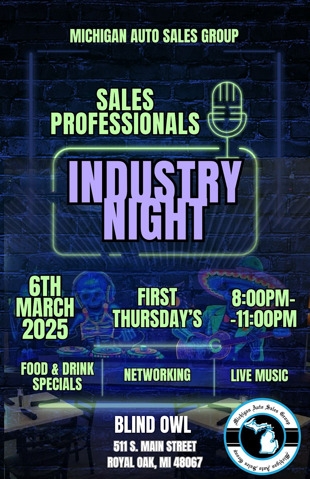 Michigan Auto Sales Group presents "Industry Night'