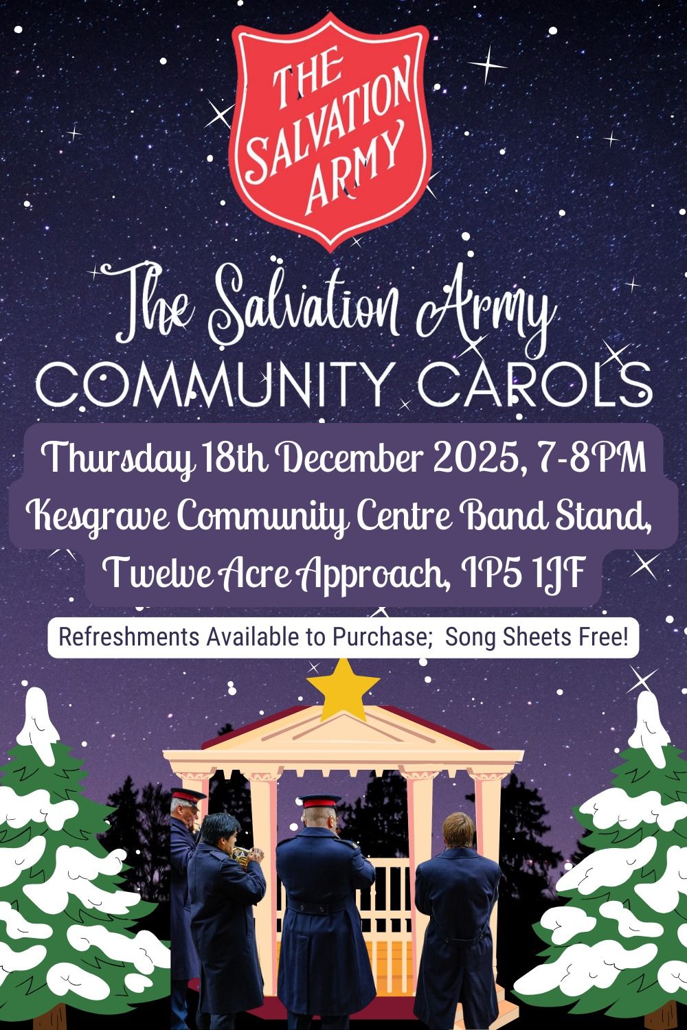 Community Carols with The Salvation Army 2025