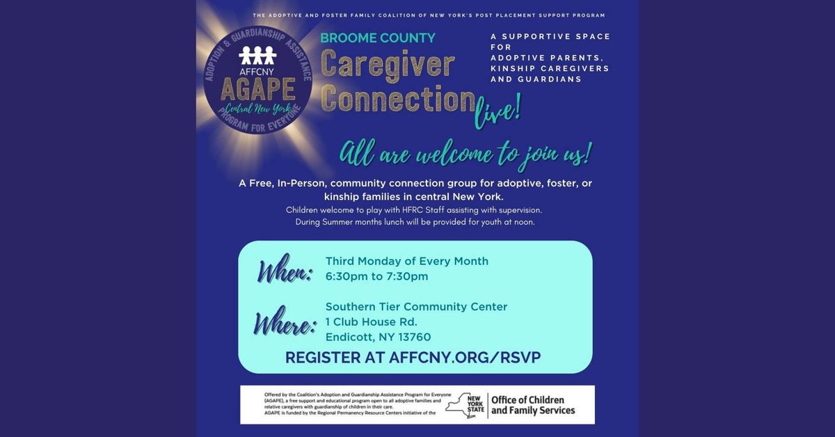 2025 AGAPE Central New York\u2019s Caregiver Connection LIVE! in Broome County