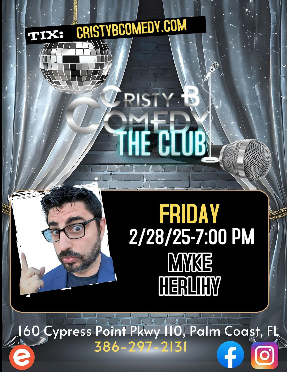 Friday night Comedy with MYKE HERLIHY