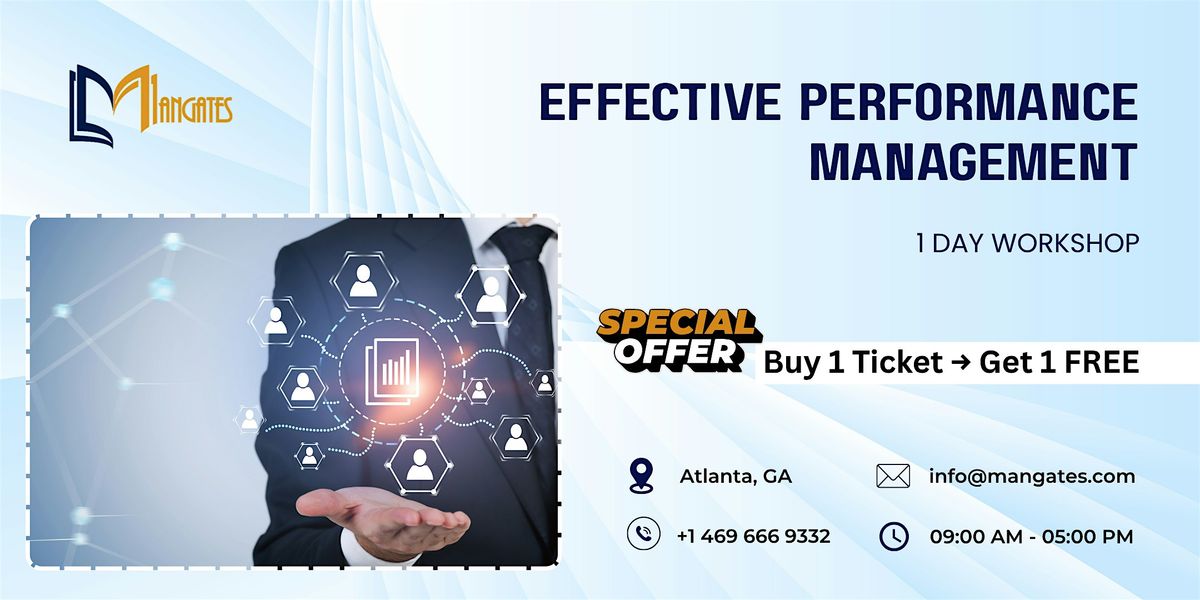 Effective Performance Management \u2013 1 Day Workshop in Atlanta, GA