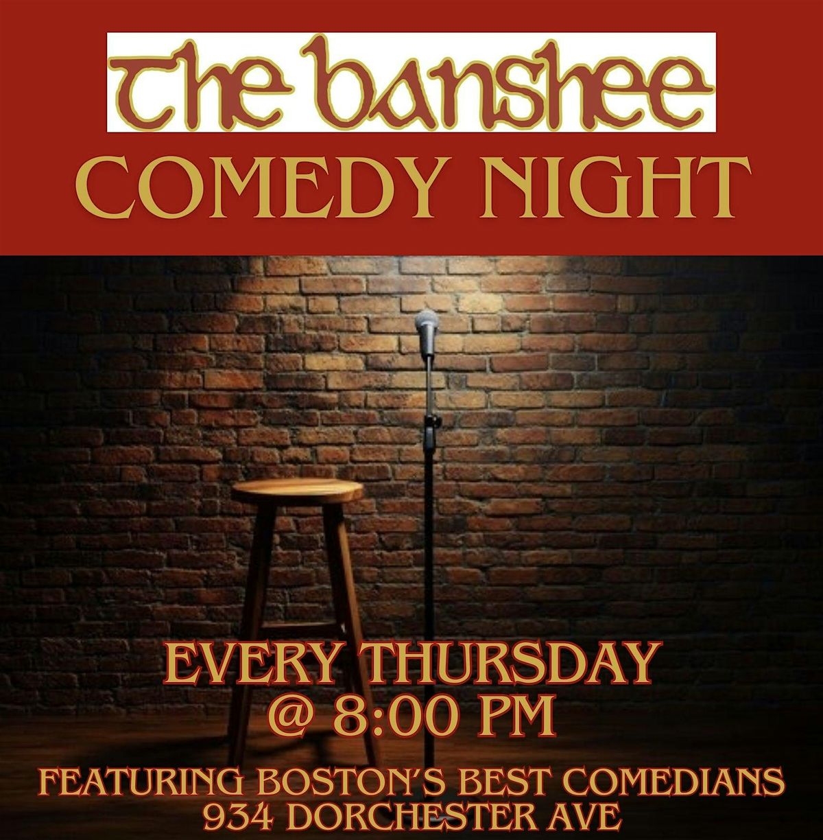 COMEDY @ The Banshee!