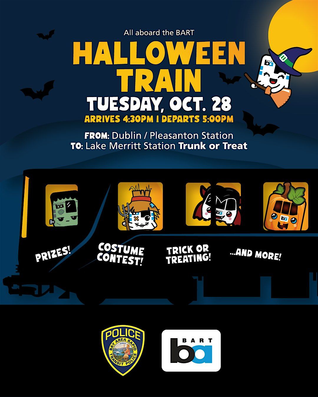 BART Halloween Train to Trunk or Treat