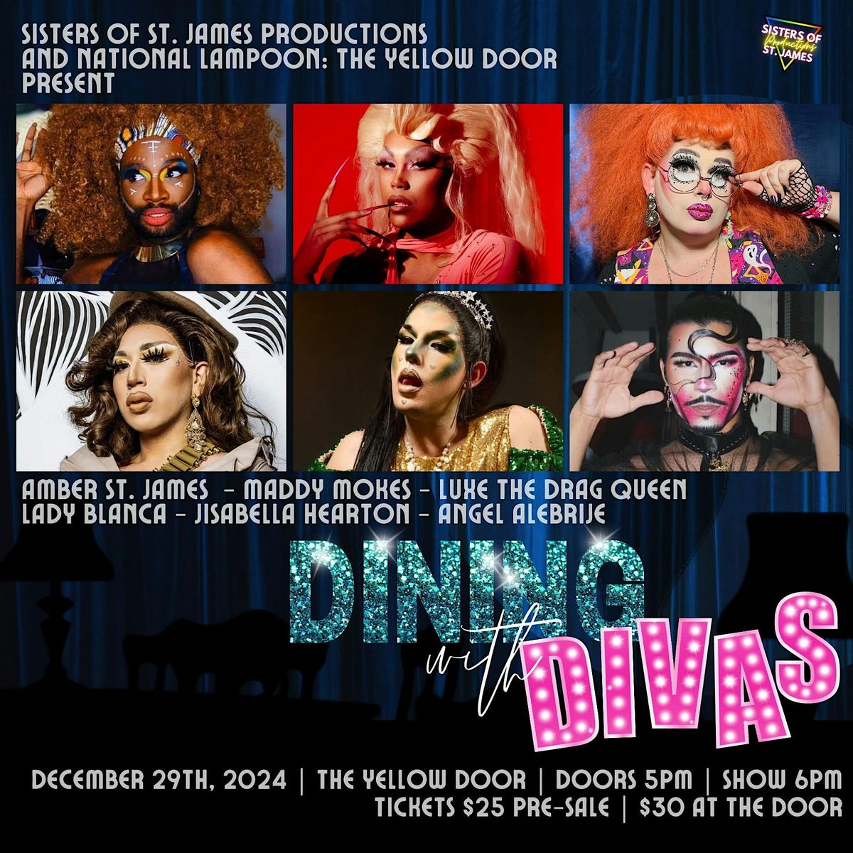 DINING WITH DIVAS @ National Lampoon: The Yellow Door