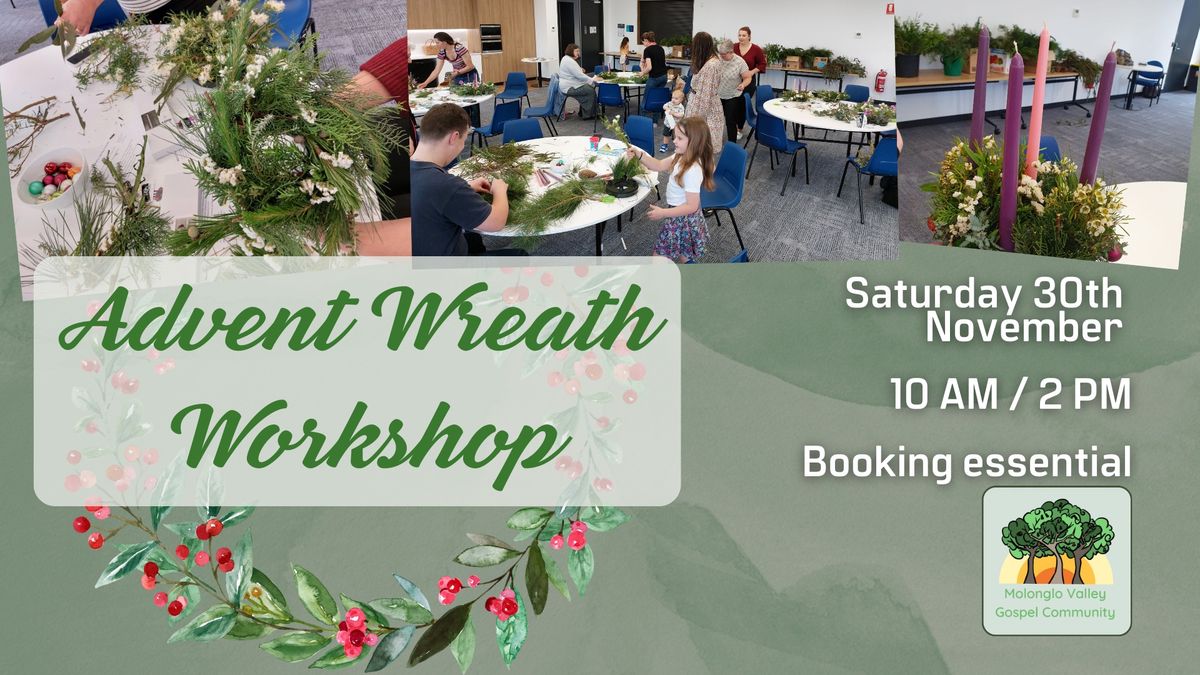 Advent Wreath Workshop (10am)