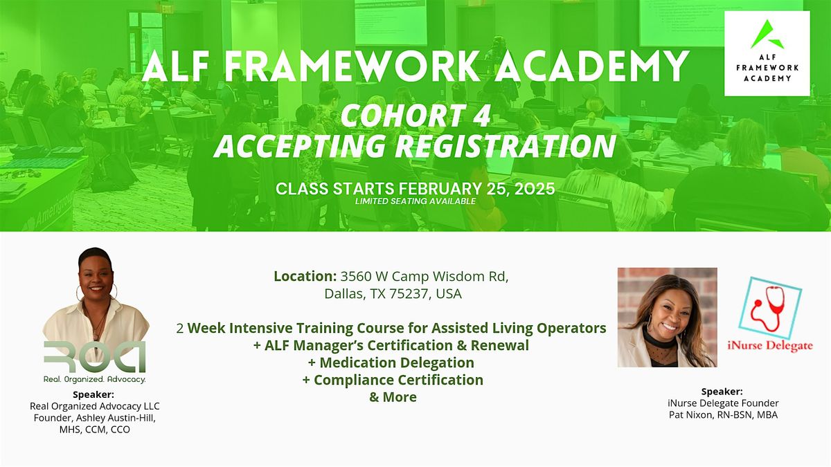 ALF Framework Academy: Cohort 4