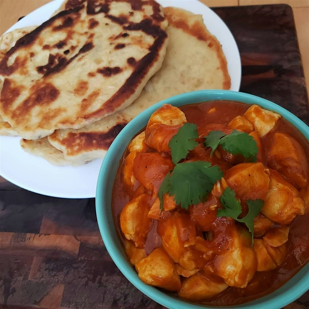 One Class, One Dish: Chicken Tikka Masala with Naan