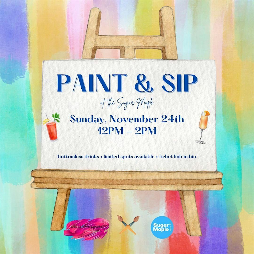 Paint and Sip at Sugar Maple