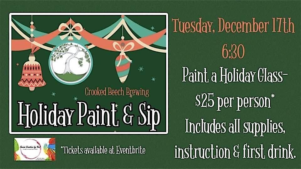 Crooked Beech Holiday Paint Party!