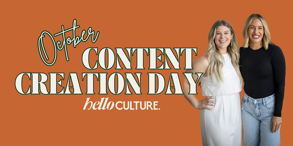 October Content Creation Day