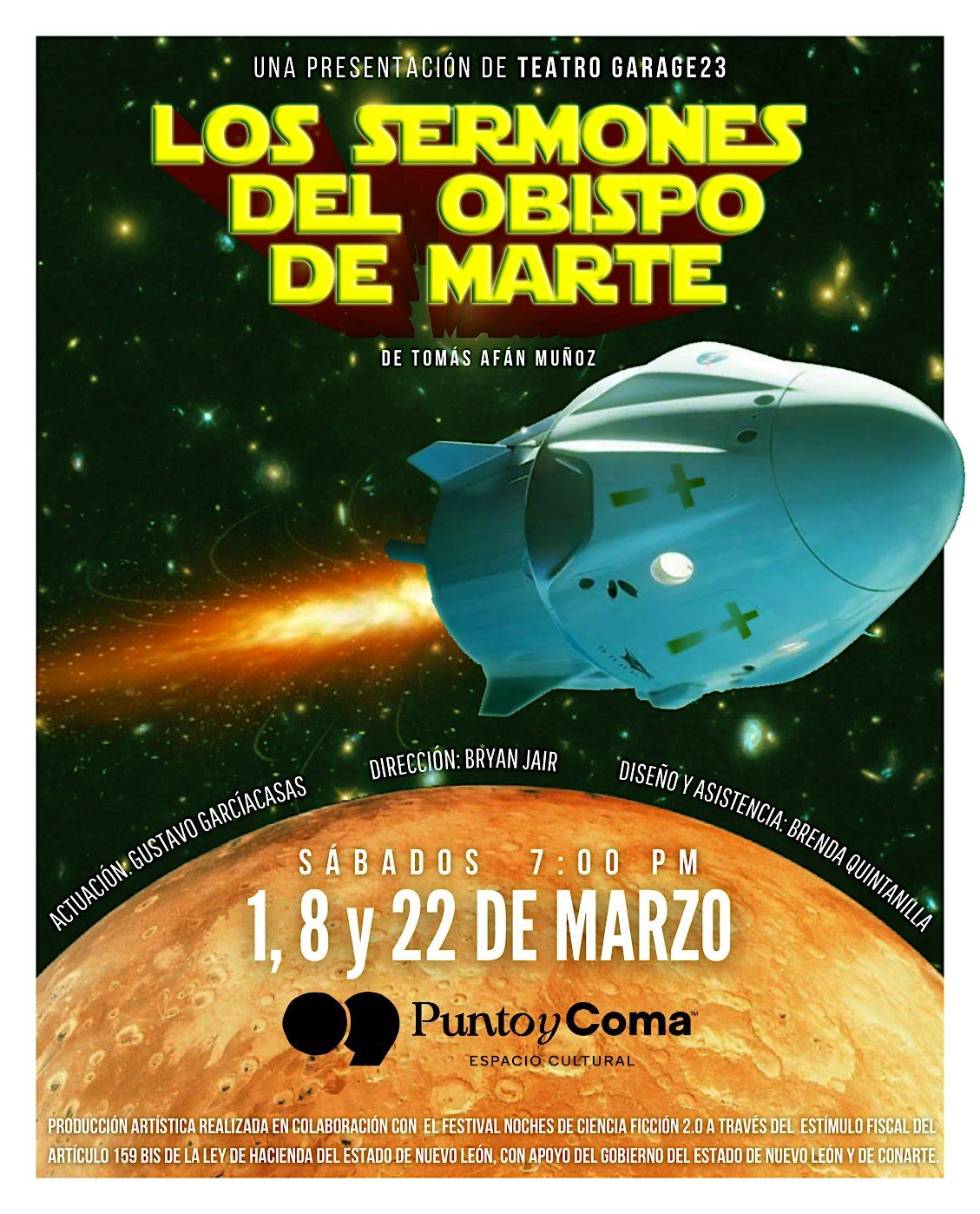 Los sermones del obispo de Marte | TEATRO