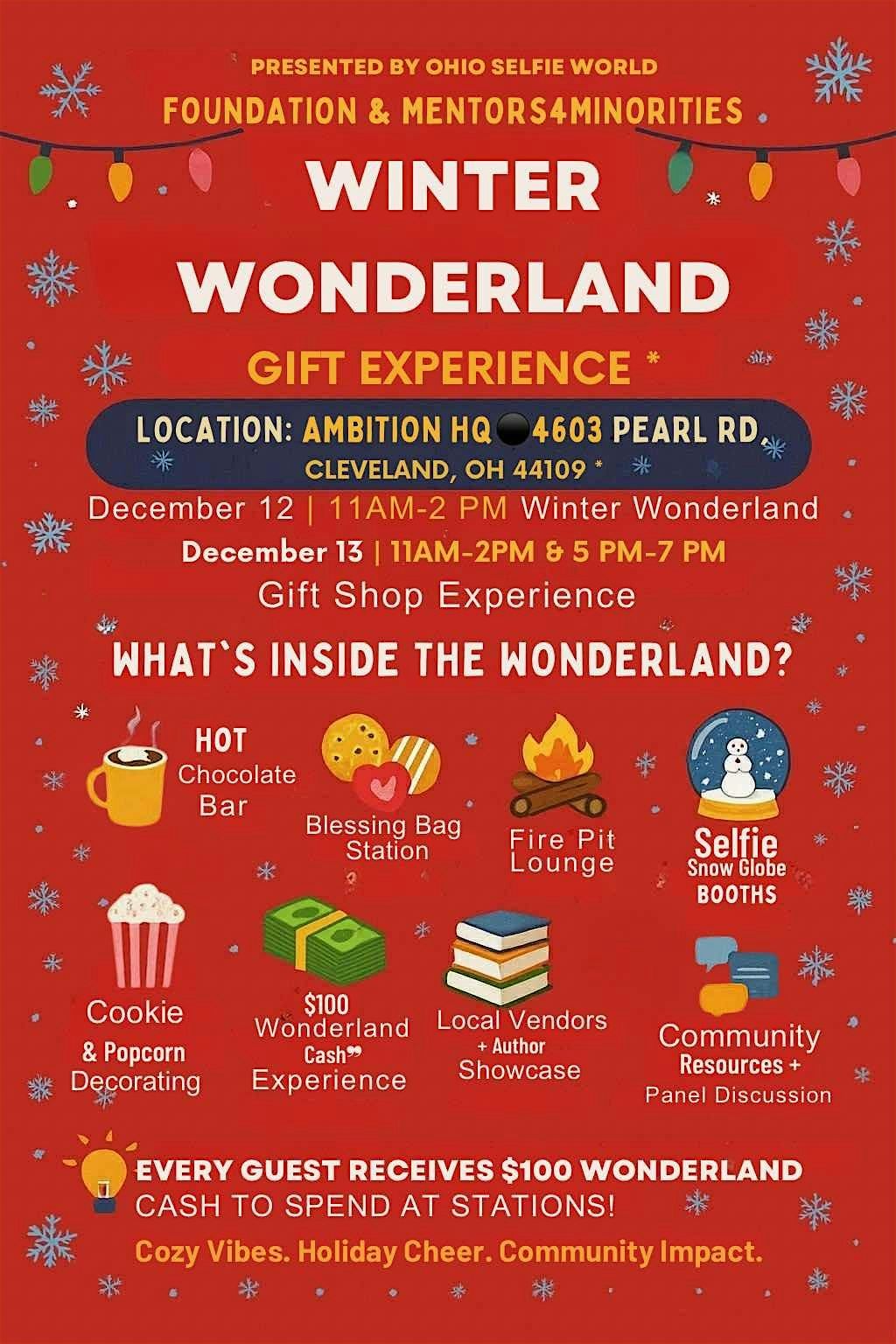 Winter Wonderland Gift Experience!  Get $100 to Spend & Enjoy Festive Fun