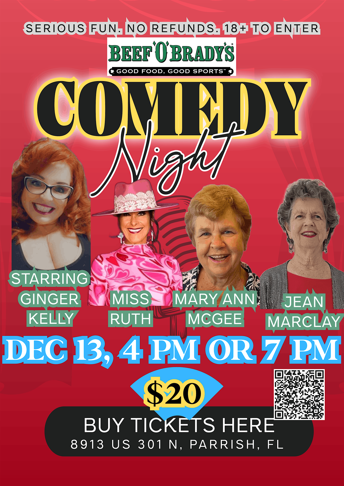 Comedy Night at Beefs