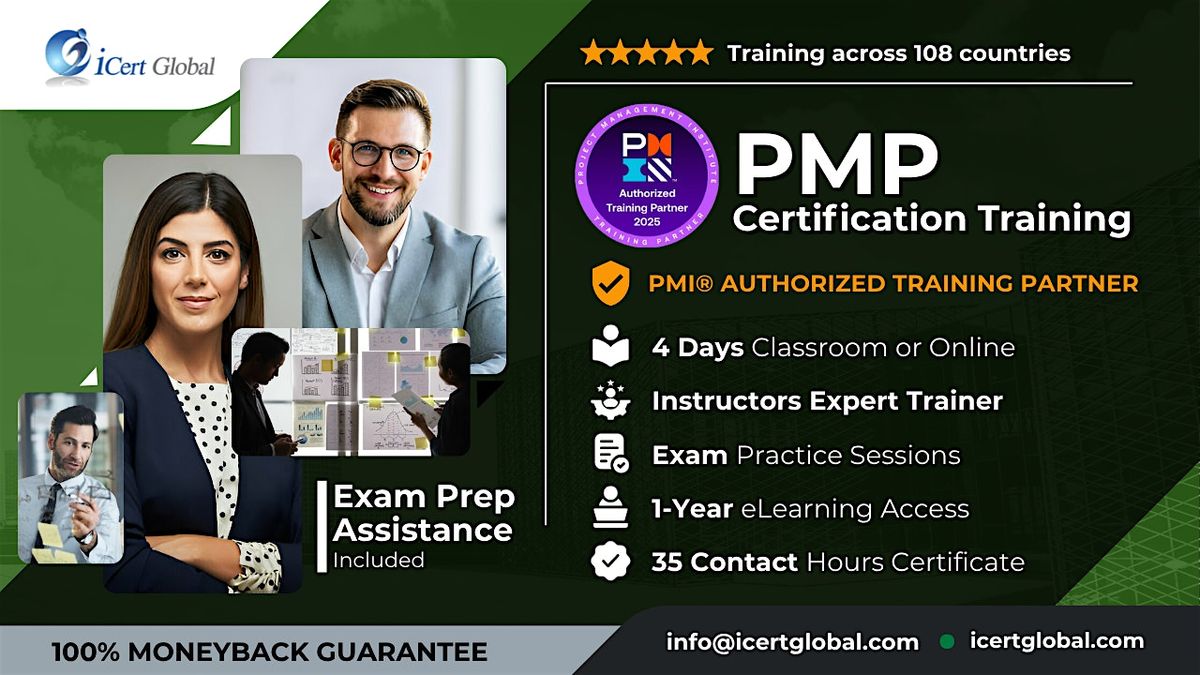 PMP Certification In-Person Training in Odessa, TX