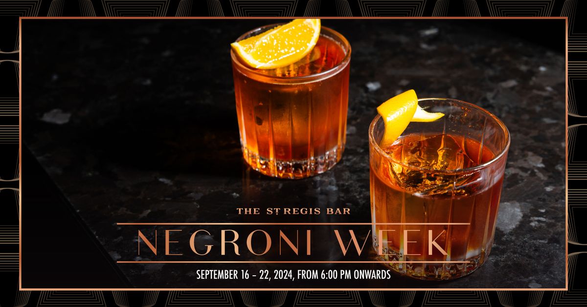  Negroni Week