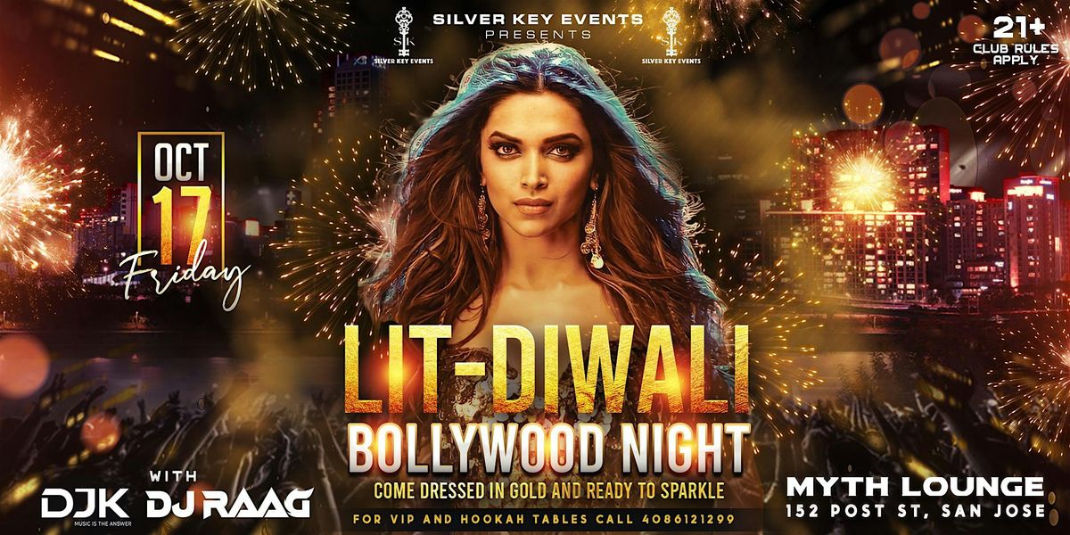BOLLYWOOD DIWALI PARTY | MYTH - SAN JOSE | OCT 17th