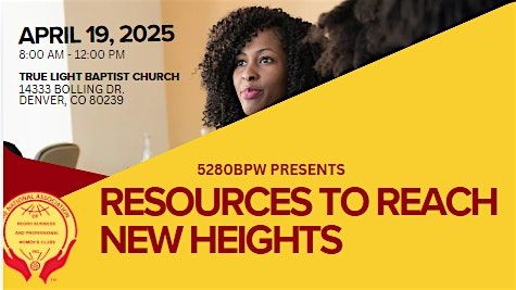 Resources To Reach New Heights Conference